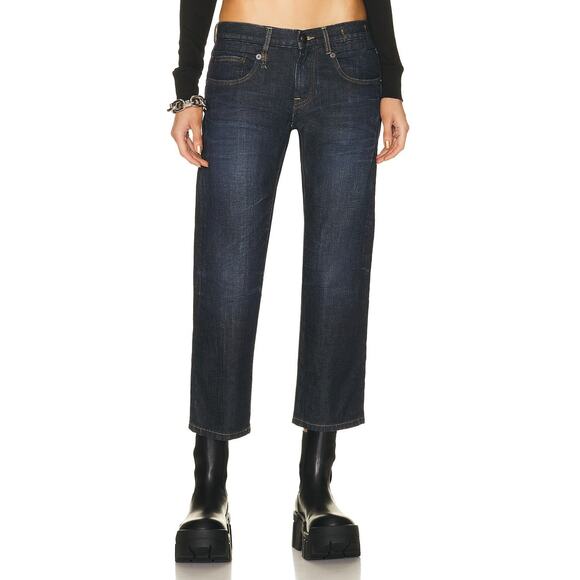 R13 Boy Straight Pant Avery Indigo - 27 - Picture 1 of 4